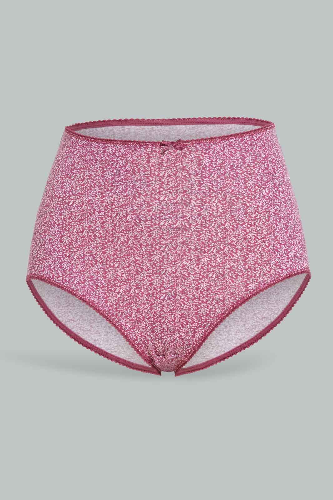 Redtag-Assorted-Plain-Full-Brief-5-Pack-365,-Category:Briefs,-Colour:Assorted,-Deals:New-In,-Filter:Women's-Clothing,-New-In-Women-APL,-Non-Sale,-Section:Women,-Women-Briefs--