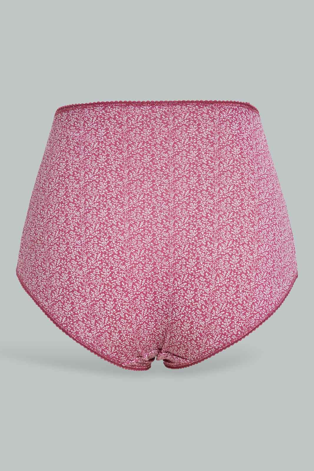 Redtag-Assorted-Plain-Full-Brief-5-Pack-365,-Category:Briefs,-Colour:Assorted,-Deals:New-In,-Filter:Women's-Clothing,-New-In-Women-APL,-Non-Sale,-Section:Women,-Women-Briefs--