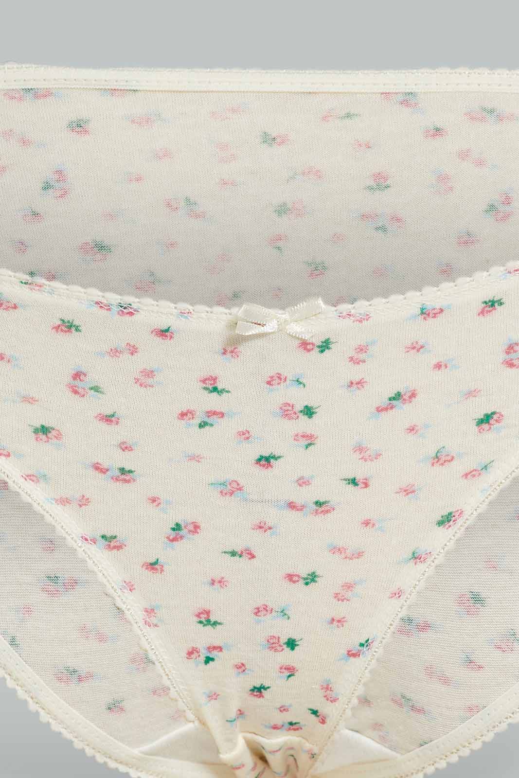 Redtag-Assorted-Print-Bikini-Brief-5-Pack-365,-Category:Briefs,-Colour:Assorted,-Deals:New-In,-Dept:Ladieswear,-Filter:Women's-Clothing,-New-In-Women-APL,-Non-Sale,-Section:Women,-Women-Briefs--