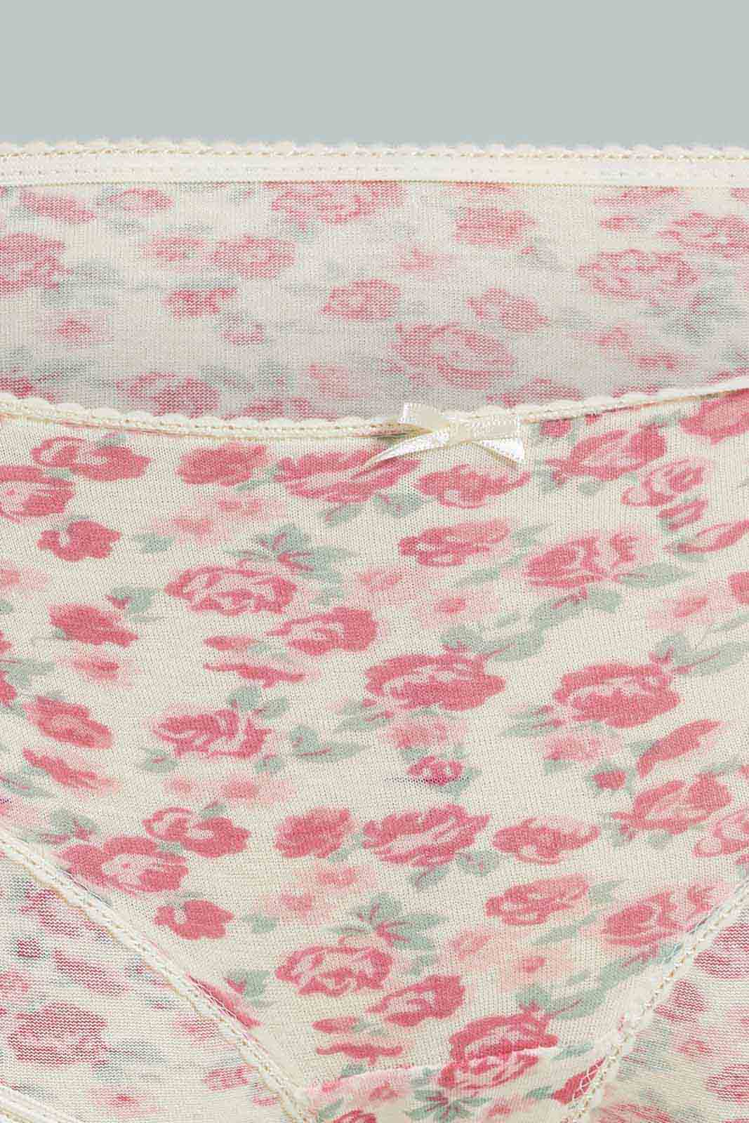 Redtag-Assorted-Print-Boy-leg-Brief-5-Pack-365,-Category:Briefs,-Colour:Assorted,-Deals:New-In,-Dept:Ladieswear,-Filter:Women's-Clothing,-New-In-Women-APL,-Non-Sale,-Section:Women,-Women-Briefs--