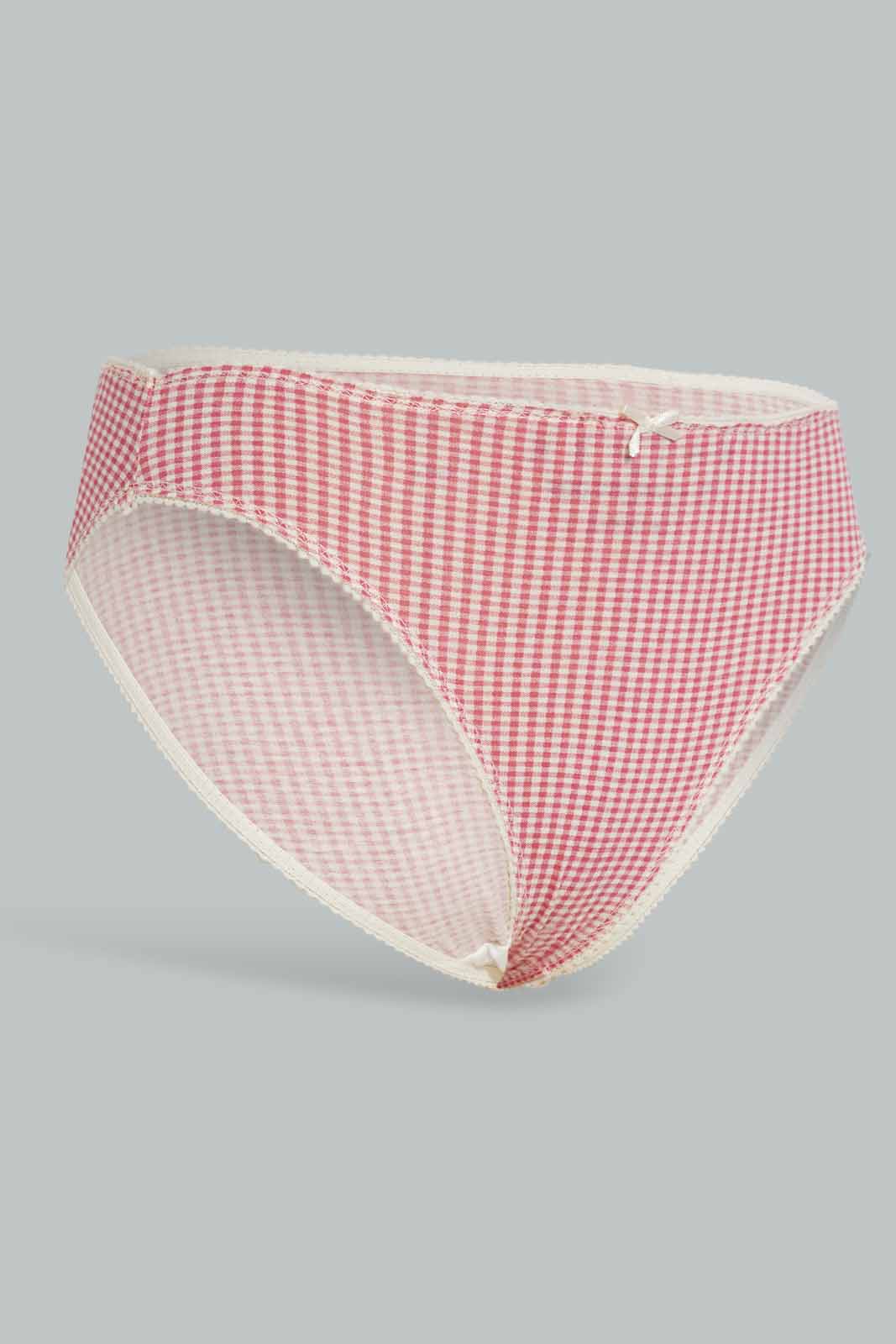 Redtag-Assorted-Print-Hi-leg-Brief-5-Pack-365,-Category:Briefs,-Colour:Assorted,-Deals:New-In,-Dept:Ladieswear,-Filter:Women's-Clothing,-New-In-Women-APL,-Non-Sale,-Section:Women,-Women-Briefs--