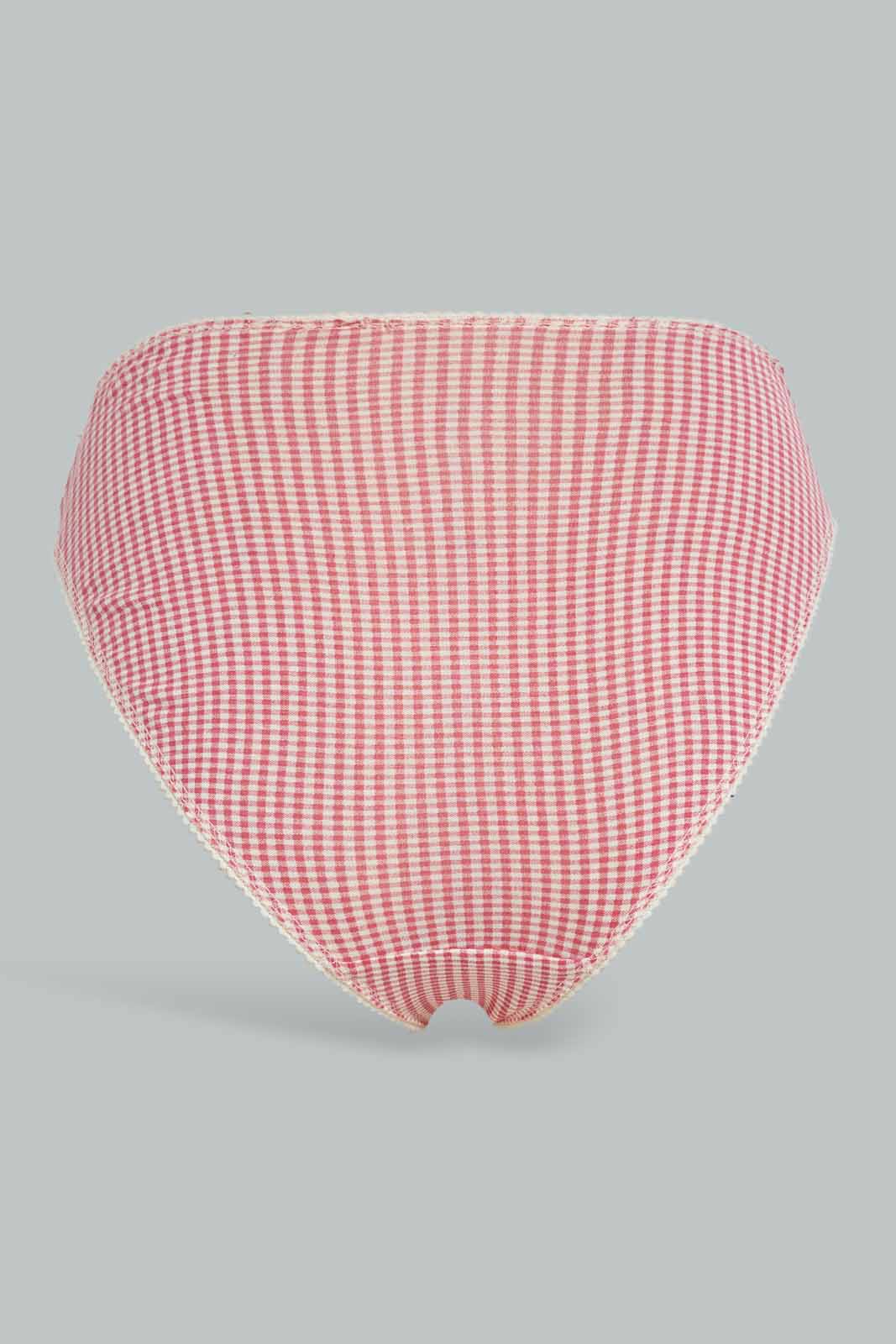 Redtag-Assorted-Print-Hi-leg-Brief-5-Pack-365,-Category:Briefs,-Colour:Assorted,-Deals:New-In,-Dept:Ladieswear,-Filter:Women's-Clothing,-New-In-Women-APL,-Non-Sale,-Section:Women,-Women-Briefs--