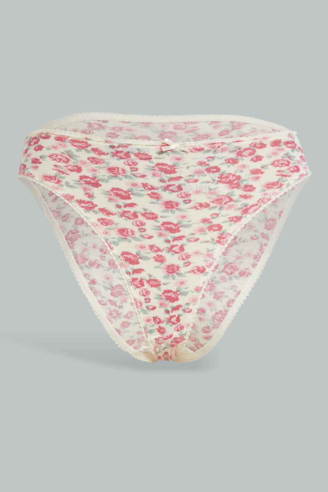 Redtag-Assorted-Print-Hi-leg-Brief-5-Pack-365,-Category:Briefs,-Colour:Assorted,-Deals:New-In,-Dept:Ladieswear,-Filter:Women's-Clothing,-New-In-Women-APL,-Non-Sale,-Section:Women,-Women-Briefs--