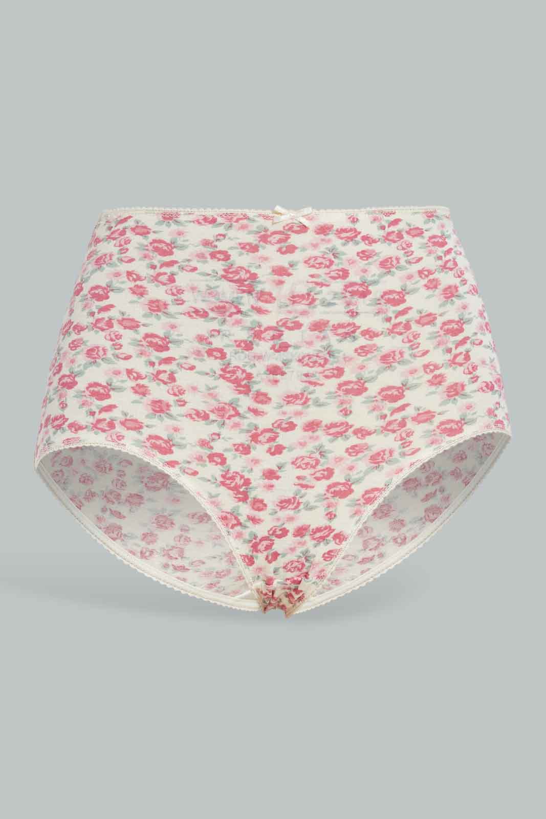 Redtag-Assorted-Print-Full-Brief-5-Pack-365,-Category:Briefs,-Colour:Assorted,-Deals:New-In,-Filter:Women's-Clothing,-New-In-Women-APL,-Non-Sale,-Section:Women,-Women-Briefs--