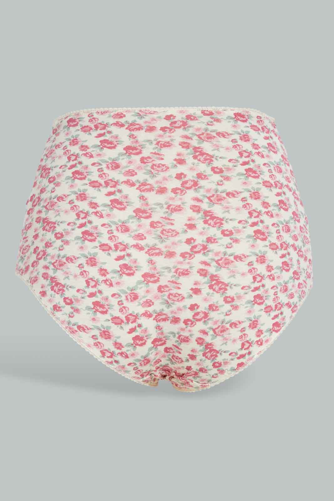Redtag-Assorted-Print-Full-Brief-5-Pack-365,-Category:Briefs,-Colour:Assorted,-Deals:New-In,-Filter:Women's-Clothing,-New-In-Women-APL,-Non-Sale,-Section:Women,-Women-Briefs--