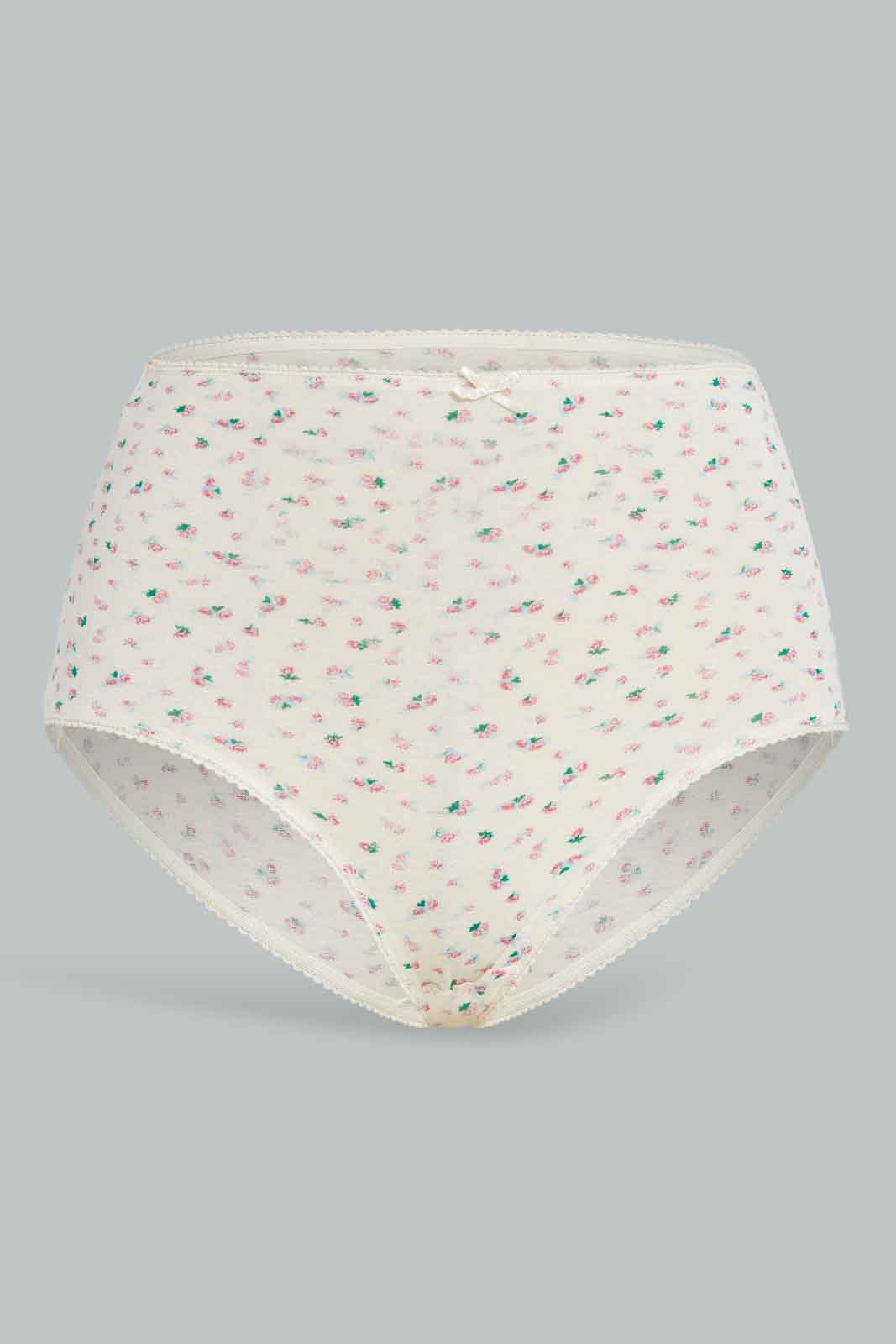 Redtag-Assorted-Print-Full-Brief-5-Pack-365,-Category:Briefs,-Colour:Assorted,-Deals:New-In,-Filter:Women's-Clothing,-New-In-Women-APL,-Non-Sale,-Section:Women,-Women-Briefs--