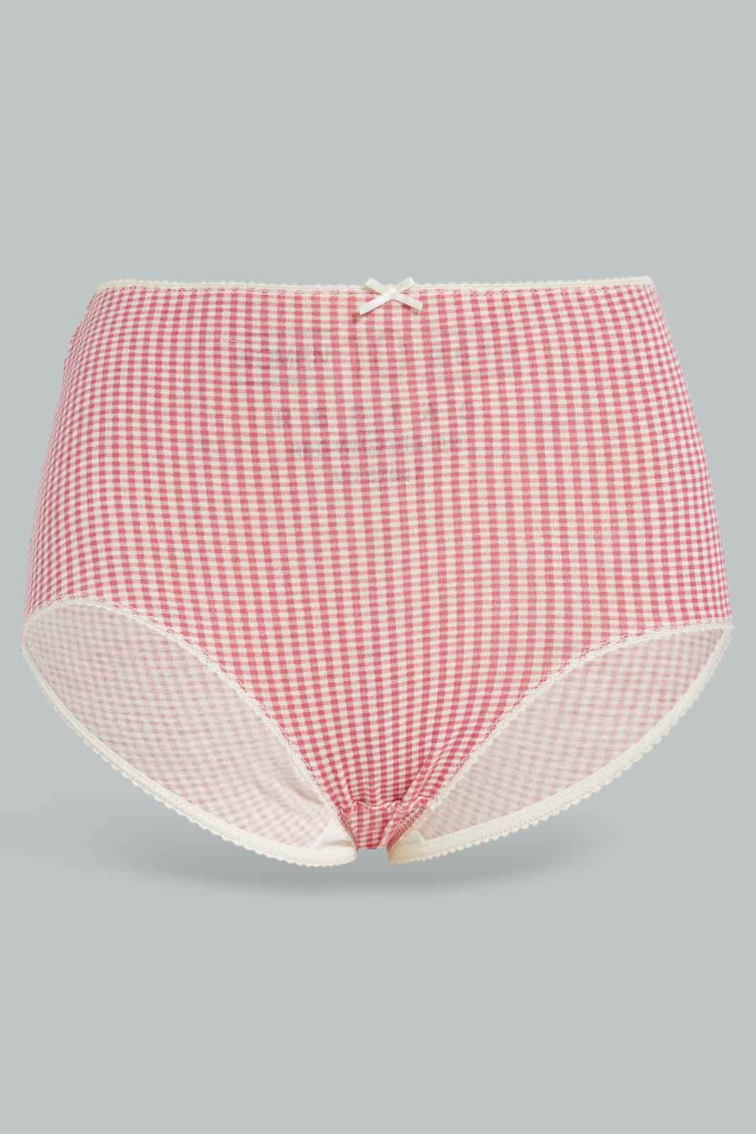Redtag-Assorted-Print-Full-Brief-5-Pack-365,-Category:Briefs,-Colour:Assorted,-Deals:New-In,-Filter:Women's-Clothing,-New-In-Women-APL,-Non-Sale,-Section:Women,-Women-Briefs--