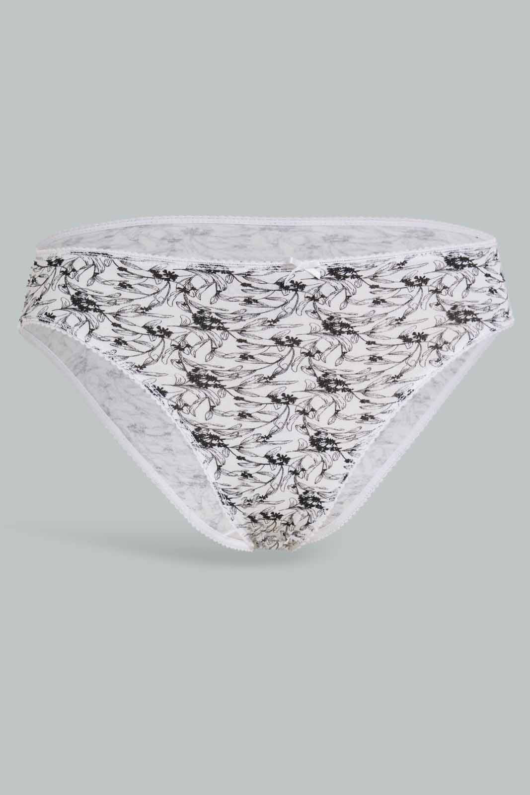 Redtag-Assorted-Print-Hi-leg-Brief-5-Pack-365,-Category:Briefs,-Colour:Assorted,-Deals:New-In,-Dept:Ladieswear,-Filter:Women's-Clothing,-New-In-Women-APL,-Non-Sale,-Section:Women,-Women-Briefs--