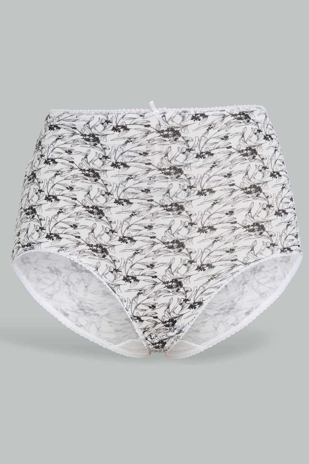 Redtag-Assorted-Print-Full-Brief-5-Pack-365,-Category:Briefs,-Colour:Assorted,-Deals:New-In,-Filter:Women's-Clothing,-New-In-Women-APL,-Non-Sale,-Section:Women,-Women-Briefs--