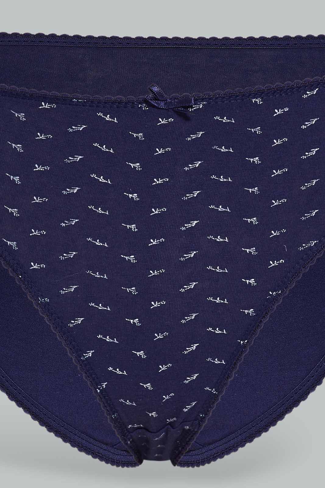 Redtag-Assorted-Print-Hi-leg-Brief-5-Pack-365,-Category:Briefs,-Colour:Assorted,-Deals:New-In,-Dept:Ladieswear,-Filter:Women's-Clothing,-New-In-Women-APL,-Non-Sale,-Section:Women,-Women-Briefs--