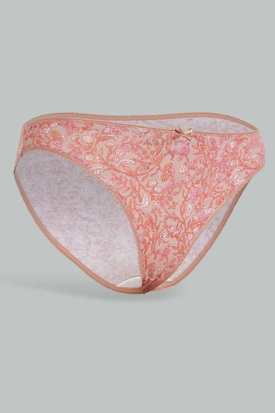 Redtag-Assorted-Print-Hi-leg-Brief-5-Pack-365,-Category:Briefs,-Colour:Assorted,-Deals:New-In,-Dept:Ladieswear,-Filter:Women's-Clothing,-New-In-Women-APL,-Non-Sale,-Section:Women,-Women-Briefs--
