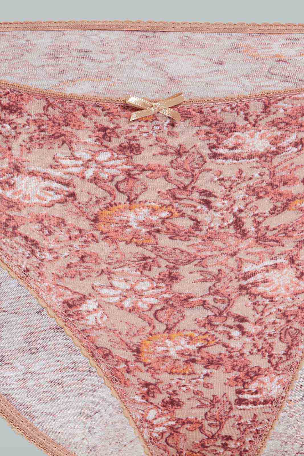 Redtag-Assorted-Print-Hi-leg-Brief-5-Pack-365,-Category:Briefs,-Colour:Assorted,-Deals:New-In,-Dept:Ladieswear,-Filter:Women's-Clothing,-New-In-Women-APL,-Non-Sale,-Section:Women,-Women-Briefs--