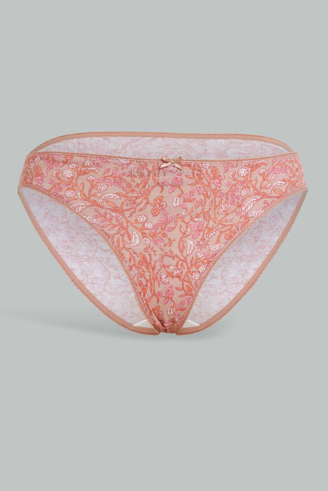 Redtag-Assorted-Print-Hi-leg-Brief-5-Pack-365,-Category:Briefs,-Colour:Assorted,-Deals:New-In,-Dept:Ladieswear,-Filter:Women's-Clothing,-New-In-Women-APL,-Non-Sale,-Section:Women,-Women-Briefs--