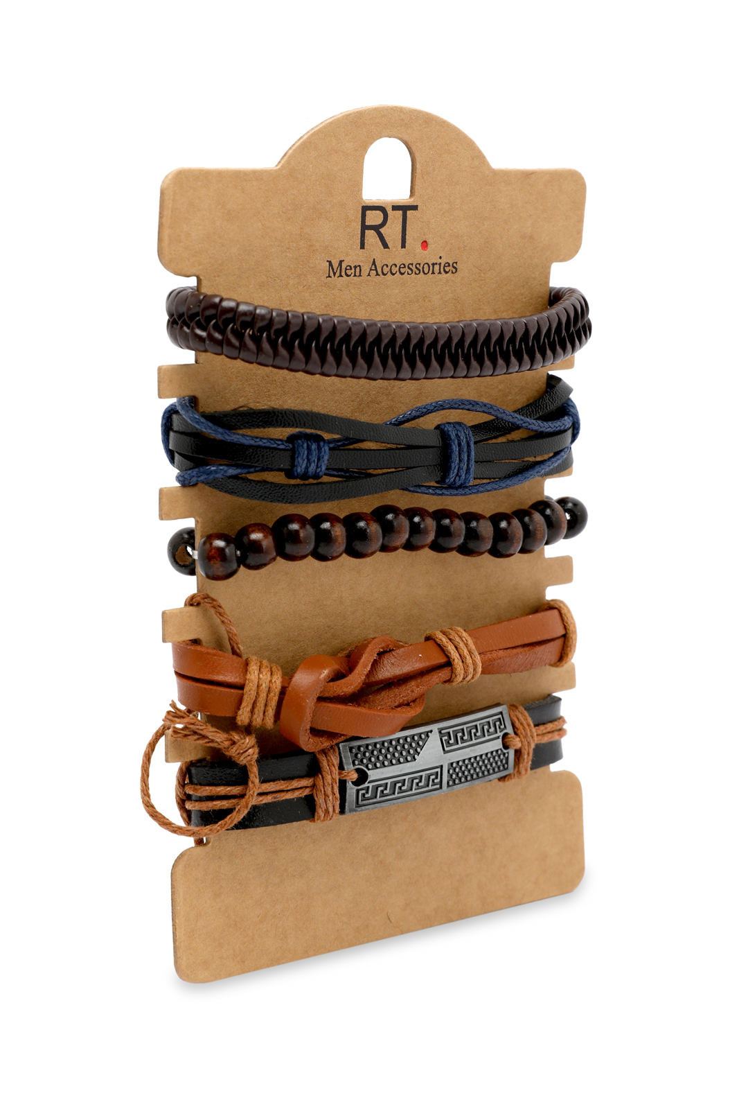 Redtag-Assrted-Bracelet-Set-Category:Bracelet,-Colour:Assorted,-Dept:Menswear,-Filter:Men's-Accessories,-Men-BRACELET,-New-In,-New-In-Men-ACC,-Non-Sale,-Section:Men,-W22A-Men's-