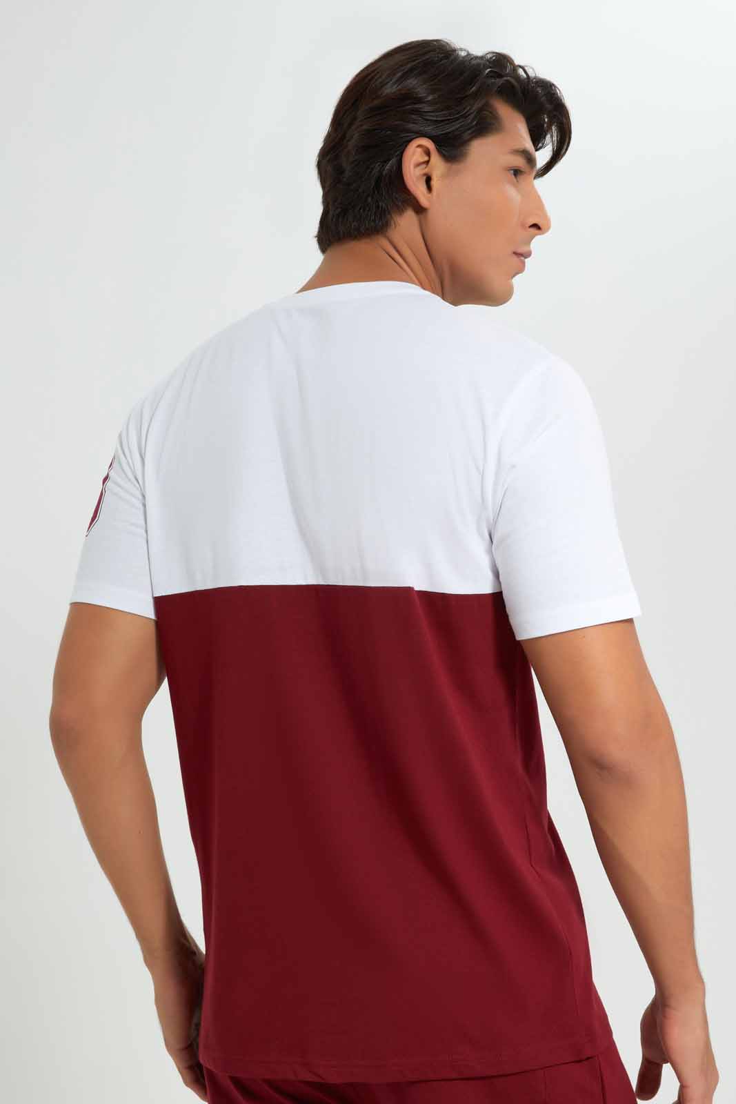 Redtag-Qatar-Football-World-Cup-Tee-Category:T-Shirts,-Colour:White,-Deals:New-In,-Filter:Men's-Clothing,-Men-T-Shirts,-New-In-Men-APL,-Non-Sale,-Section:Men,-W22B-Men's-