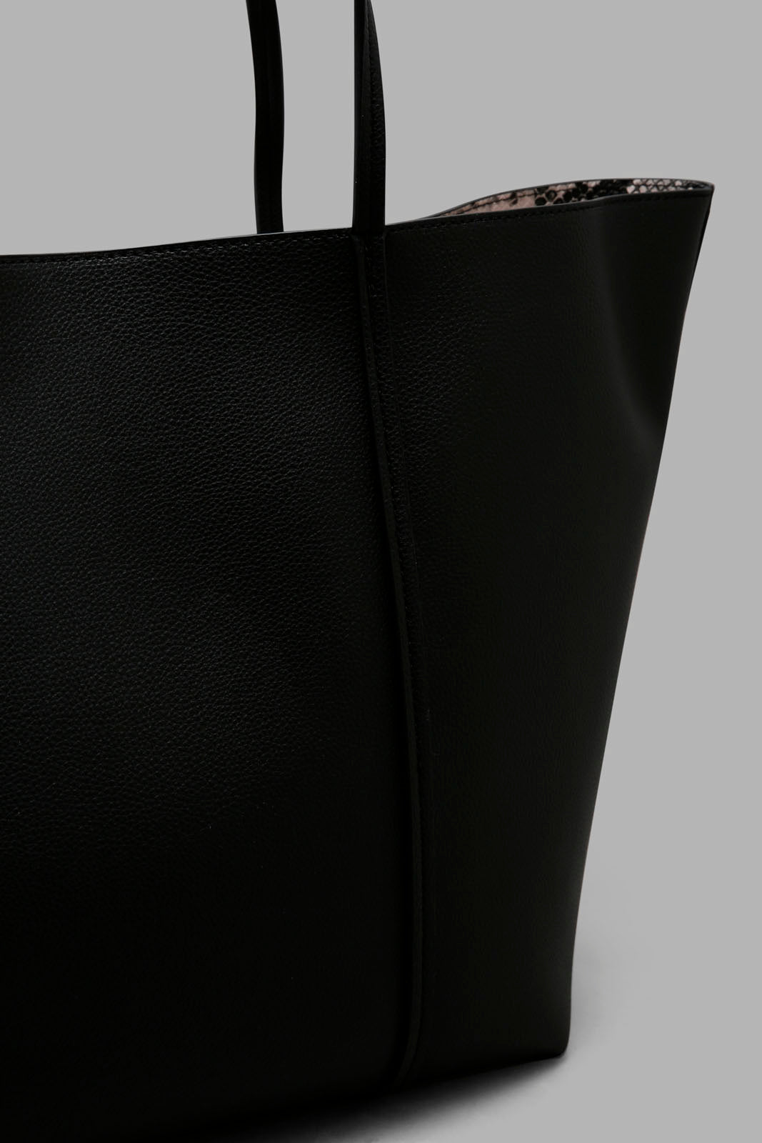 Redtag-Black-Reversible-Tote-Bag-Category:Bags,-Colour:Black,-Filter:Women's-Accessories,-New-In,-New-In-Women-ACC,-Non-Sale,-Section:Women,-W22A,-Women-Bags-Women-