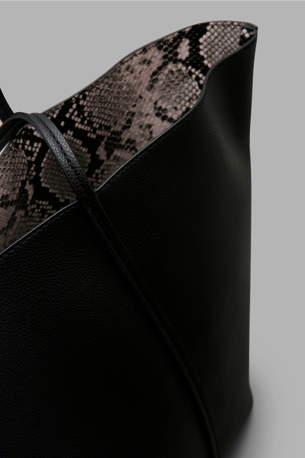 Redtag-Black-Reversible-Tote-Bag-Category:Bags,-Colour:Black,-Filter:Women's-Accessories,-New-In,-New-In-Women-ACC,-Non-Sale,-Section:Women,-W22A,-Women-Bags-Women-