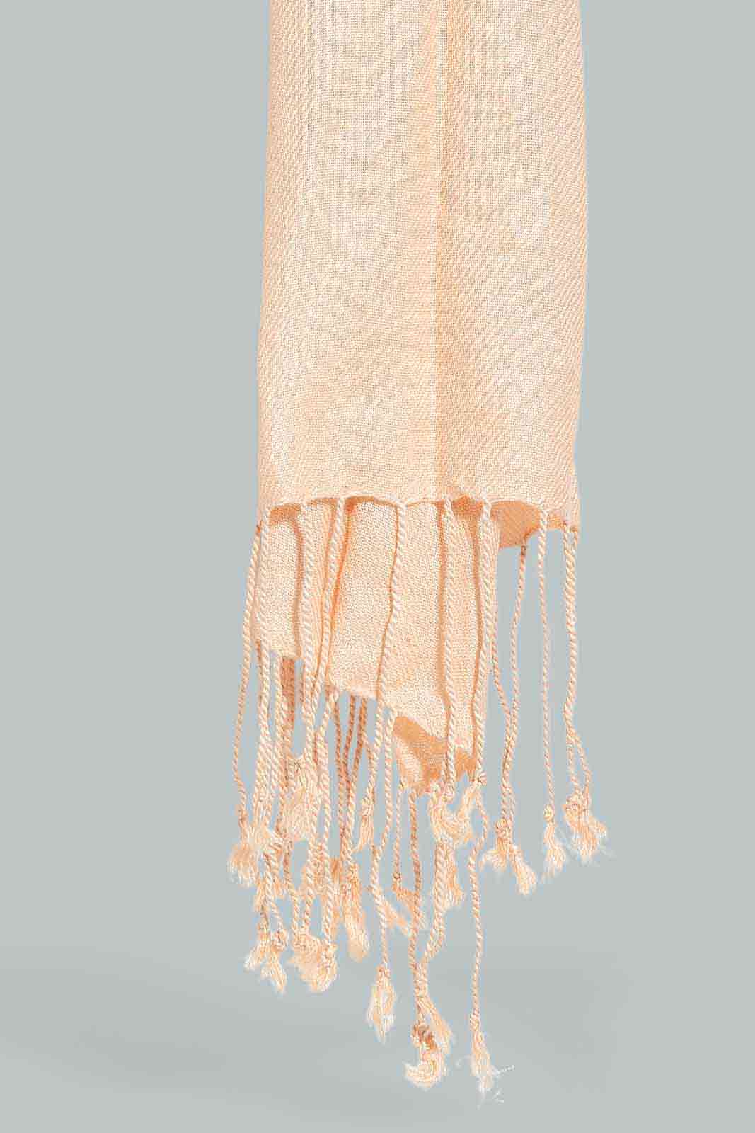 Redtag-Beige-Solid-Scarfs-Category:Scarves,-Colour:Beige,-Filter:Women's-Accessories,-New-In,-New-In-Women-ACC,-Non-Sale,-Section:Women,-W22A,-Women-Scarves-Women-