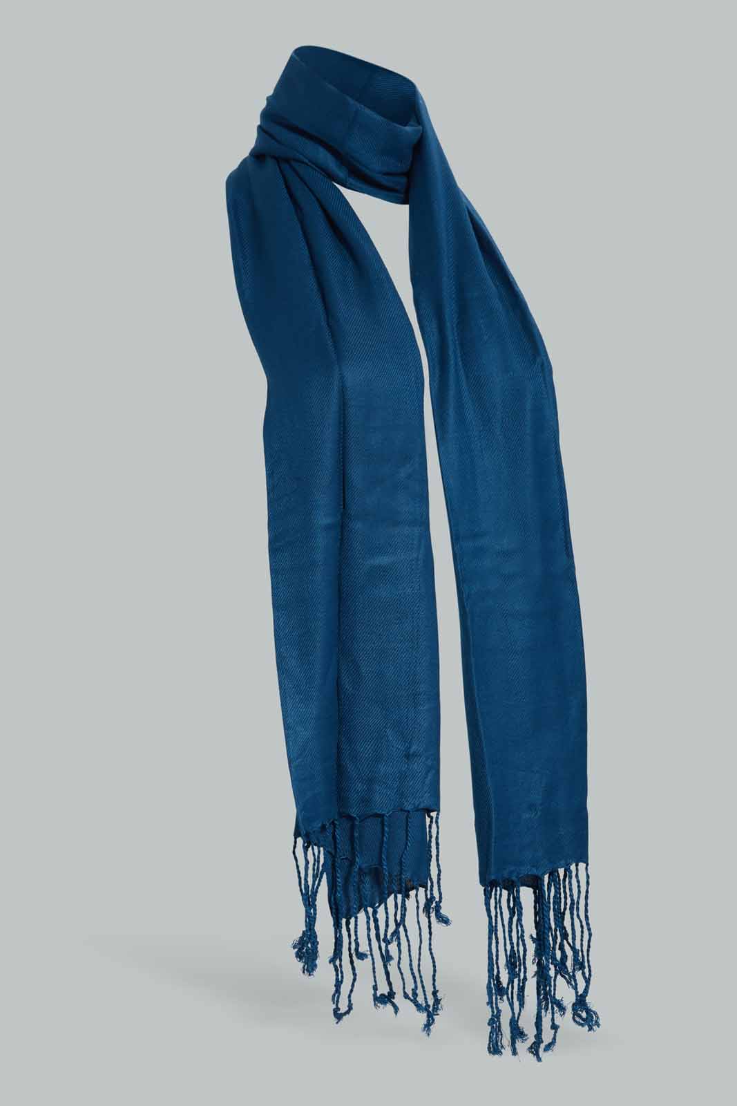 Redtag-Navy-Solid-Colour-Category:Scarves,-Colour:Navy,-Filter:Women's-Accessories,-New-In,-New-In-Women-ACC,-Non-Sale,-Section:Women,-W22A,-Women-Scarves-Women-
