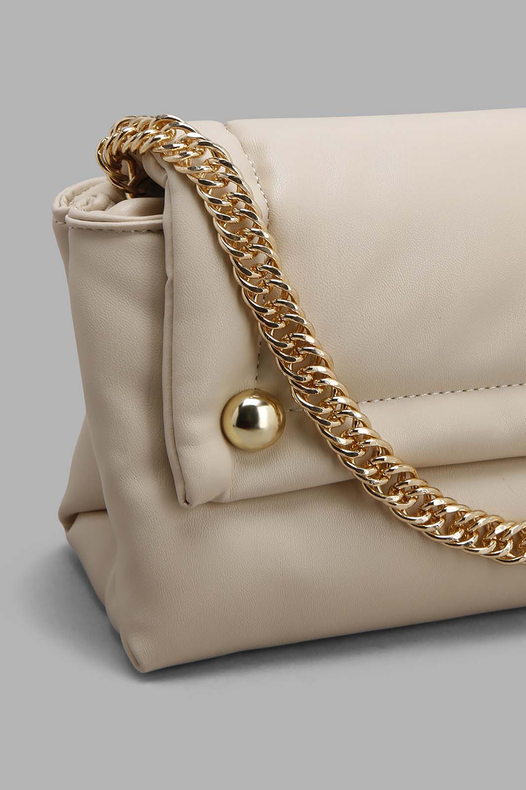 Redtag-Beige-Cross-Body-Bag-With-Gold-Chain-Category:Bags,-Colour:Beige,-Filter:Women's-Accessories,-New-In,-New-In-Women-ACC,-Non-Sale,-Section:Women,-W22A,-Women-Bags-Women-