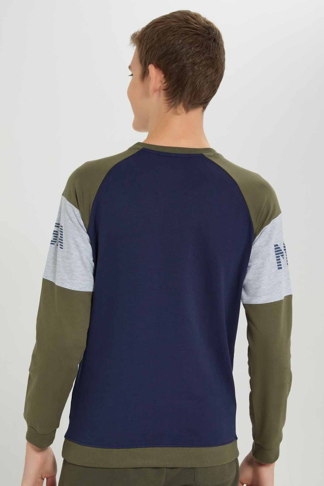 Redtag-Olive-coordinated-NYC-sweatshirt-BSR-Sweatshirts,-Category:Sweatshirts,-Colour:Green,-Deals:New-In,-Filter:Senior-Boys-(8-to-14-Yrs),-New-In-BSR-APL,-Non-Sale,-Section:Boys-(0-to-14Yrs),-TBL,-W22A-Senior-Boys-9 to 14 Years