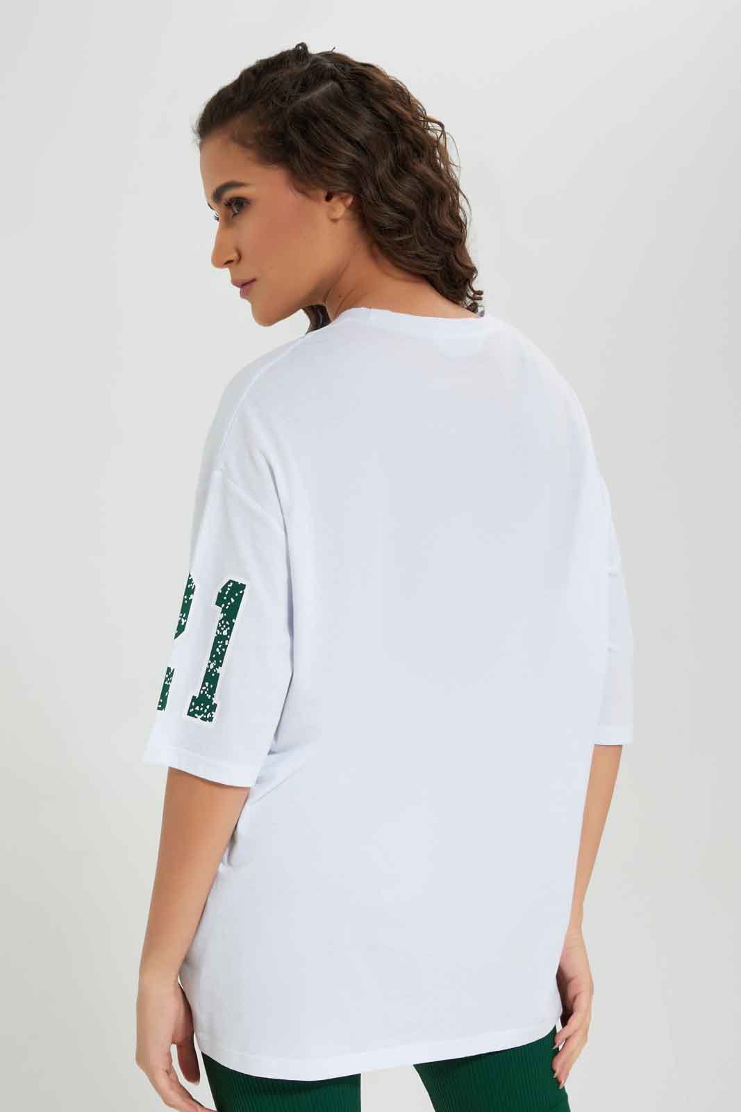 Redtag-White-Oversized-Placement-print-T-shirt-Category:T-Shirts,-Colour:White,-Deals:New-In,-Filter:Women's-Clothing,-New-In-Women-APL,-Non-Sale,-Section:Women,-W22A,-Women-T-Shirts-Women's-