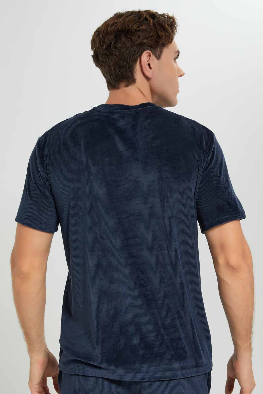 Redtag-Navy-Relax-Fit-T-Shirt-Category:Sweatshirts,-Colour:Navy,-Deals:New-In,-Filter:Men's-Clothing,-Men-Loungewear-Sweatshirts,-Men-Sweatshirts,-New-In-Men-APL,-Non-Sale,-Section:Men,-W22B--