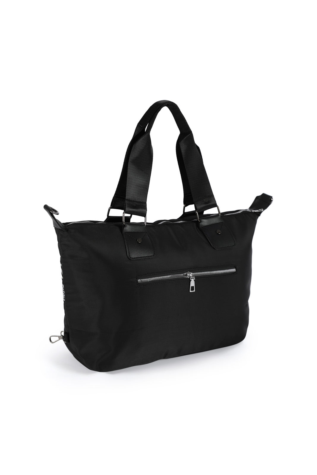 Redtag-Black-Holdall-Bag-Category:Bags,-Colour:Black,-Dept:Ladieswear,-Filter:Women's-Accessories,-New-In,-New-In-Women-ACC,-Non-Sale,-Section:Women,-W22B,-Women-Bags-Women-