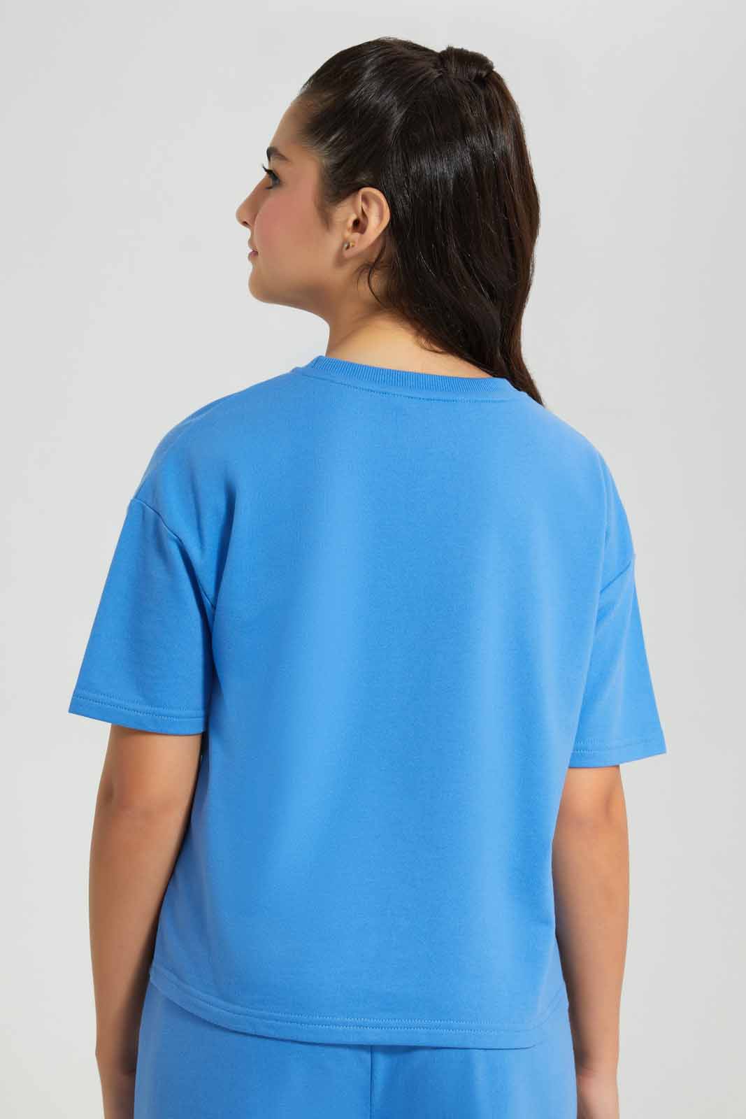 Redtag-Blue-Jogsuit-Category:Jog-Sets,-Colour:Blue,-Deals:New-In,-Filter:Senior-Girls-(8-to-14-Yrs),-GSR-Jog-Sets,-New-In-GSR-APL,-Non-Sale,-Section:Girls-(0-to-14Yrs),-W22A--