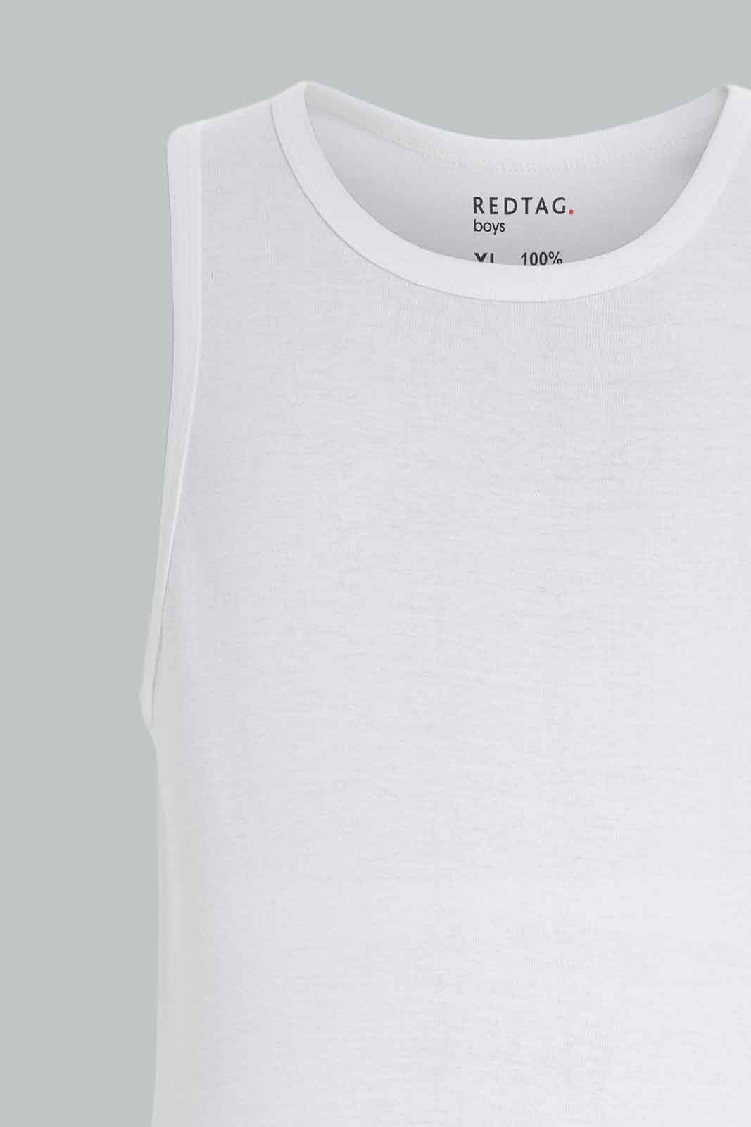 Redtag-White-2-Pcs-Pack-Sleeveless-Vests-Basic-365,-BSR-Vests,-Category:Vests,-Colour:White,-Deals:New-In,-ESS,-Filter:Senior-Boys-(8-to-14-Yrs),-New-In-BSR-APL,-Non-Sale,-Section:Boys-(0-to-14Yrs)-Senior-Boys-9 to 14 Years
