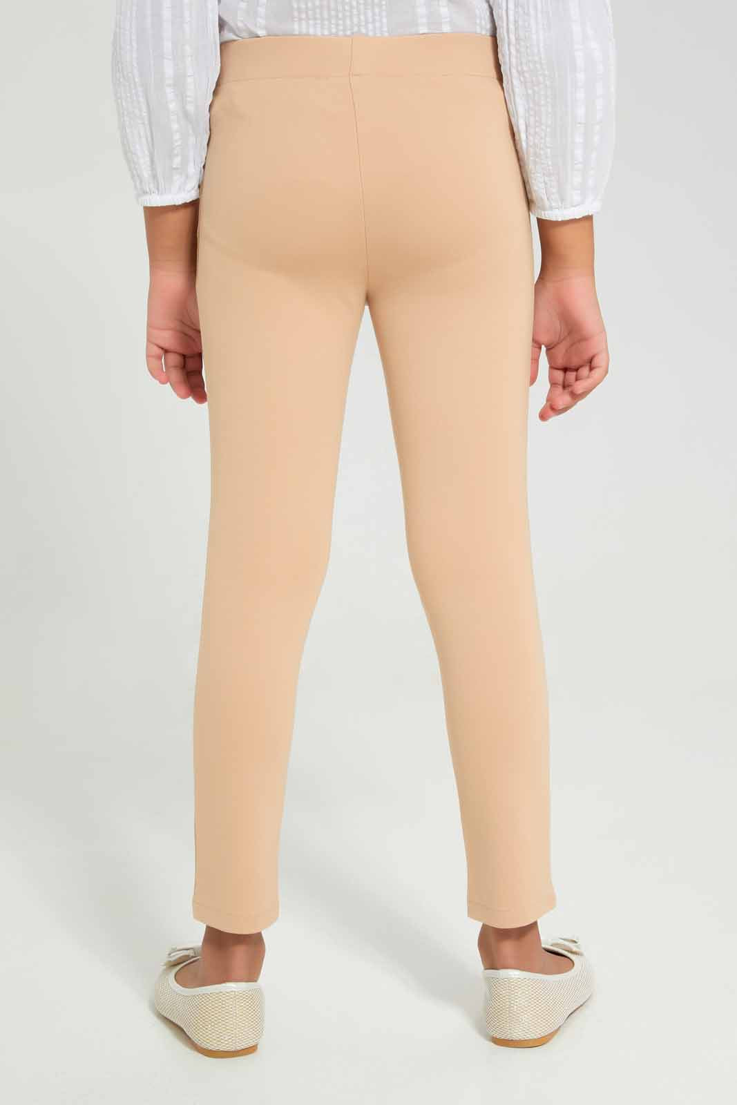 Redtag-Stone-Ponti-Legging-Category:Leggings,-Colour:Stonewash,-Deals:New-In,-Filter:Girls-(2-to-8-Yrs),-GIR-Leggings,-New-In-GIR-APL,-Non-Sale,-Section:Girls-(0-to-14Yrs),-VLM,-W22B-Girls-2 to 8 Years
