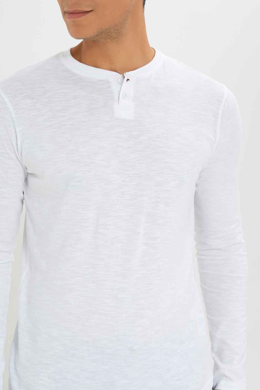 Redtag-White-L/S-Henley-T-Shirt-Category:T-Shirts,-Colour:White,-Deals:New-In,-Dept:Menswear,-Filter:Men's-Clothing,-Men-T-Shirts,-New-In-Men-APL,-Non-Sale,-Section:Men,-W22B-Men's-