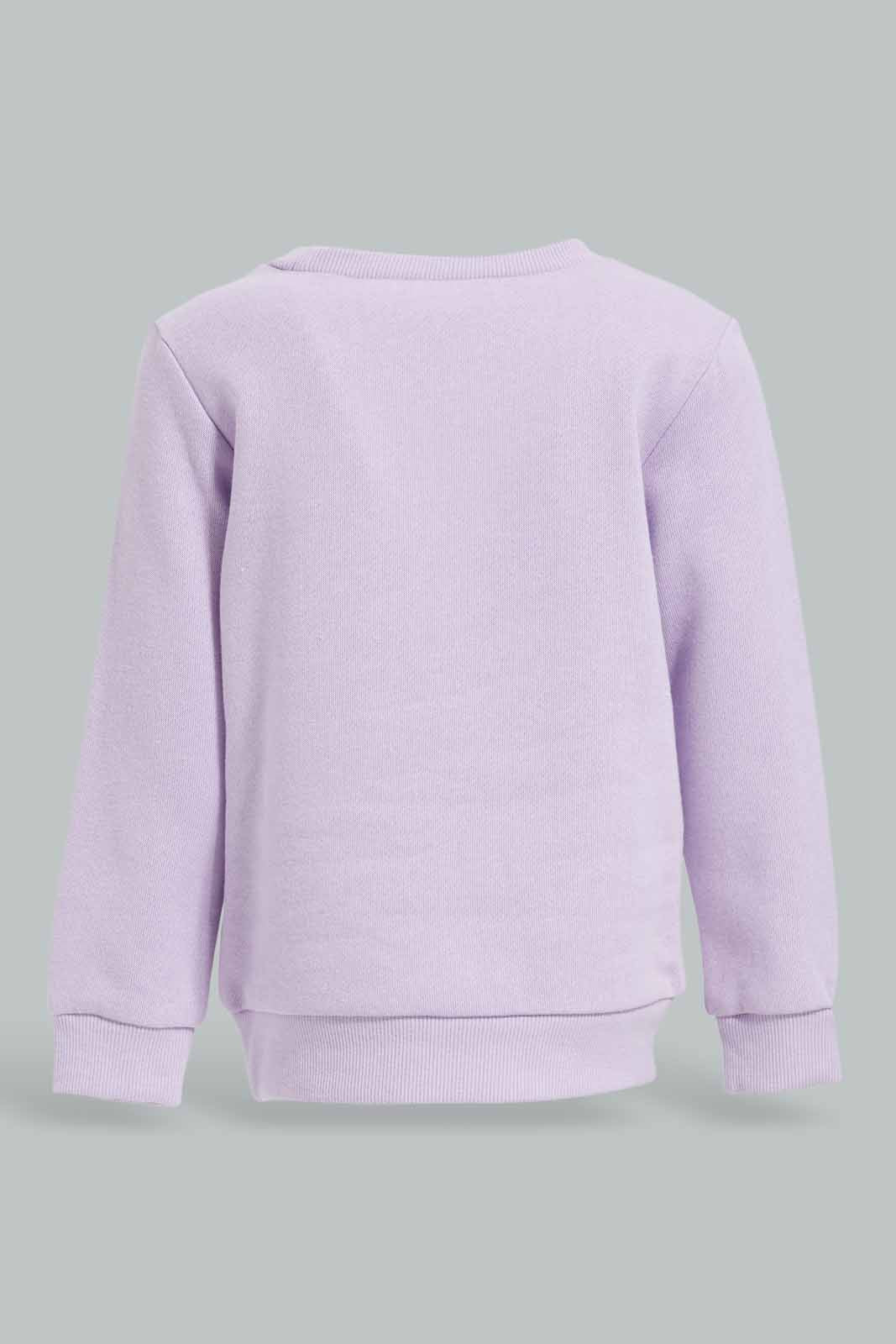 Redtag-Lilac-Butterfly-Artwork-Sweatshirt-Category:Sweatshirts,-Colour:Lilac,-Deals:New-In,-Filter:Infant-Girls-(3-to-24-Mths),-ING-Sweatshirts,-New-In-ING-APL,-Non-Sale,-Section:Girls-(0-to-14Yrs),-W22B-Infant-Girls-