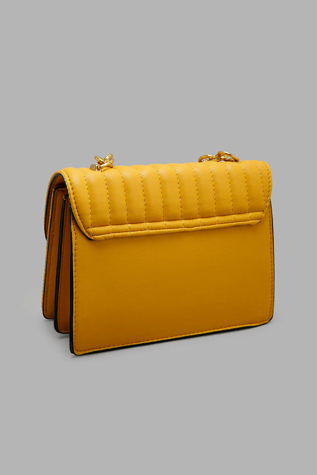 Redtag-Mustard-Cross-Body-With-Antique-Chain-Category:Bags,-Colour:Mustard,-Filter:Women's-Accessories,-New-In,-New-In-Women-ACC,-Non-Sale,-Section:Women,-W22A,-Women-Bags-Women-