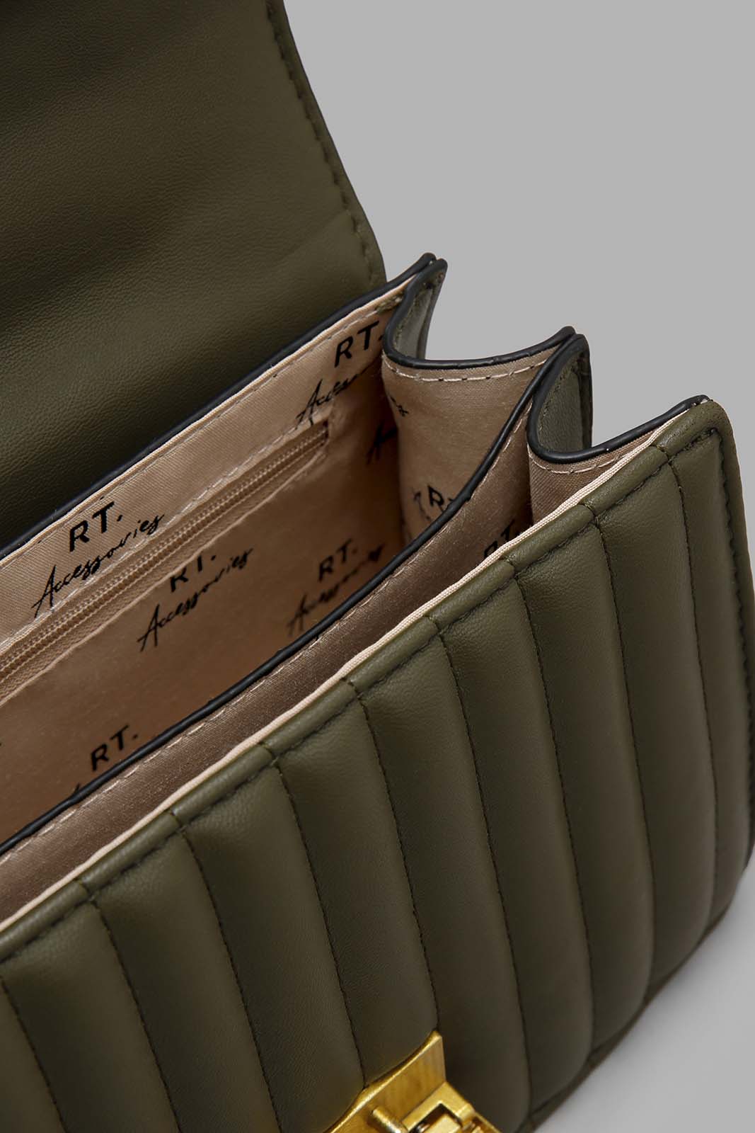 Redtag-Olive-Green-Cross-Body-With-Antique-Chain-Category:Bags,-Colour:Green,-Filter:Women's-Accessories,-New-In,-New-In-Women-ACC,-Non-Sale,-Section:Women,-W22A,-Women-Bags-Women-