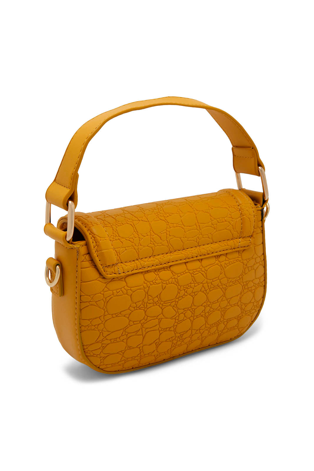 Redtag-Mustard-Cross-Body-Bag-Category:Bags,-Colour:Mustard,-Dept:Ladieswear,-Filter:Women's-Accessories,-New-In,-New-In-Women-ACC,-Non-Sale,-Section:Women,-W22B,-Women-Bags-Women-
