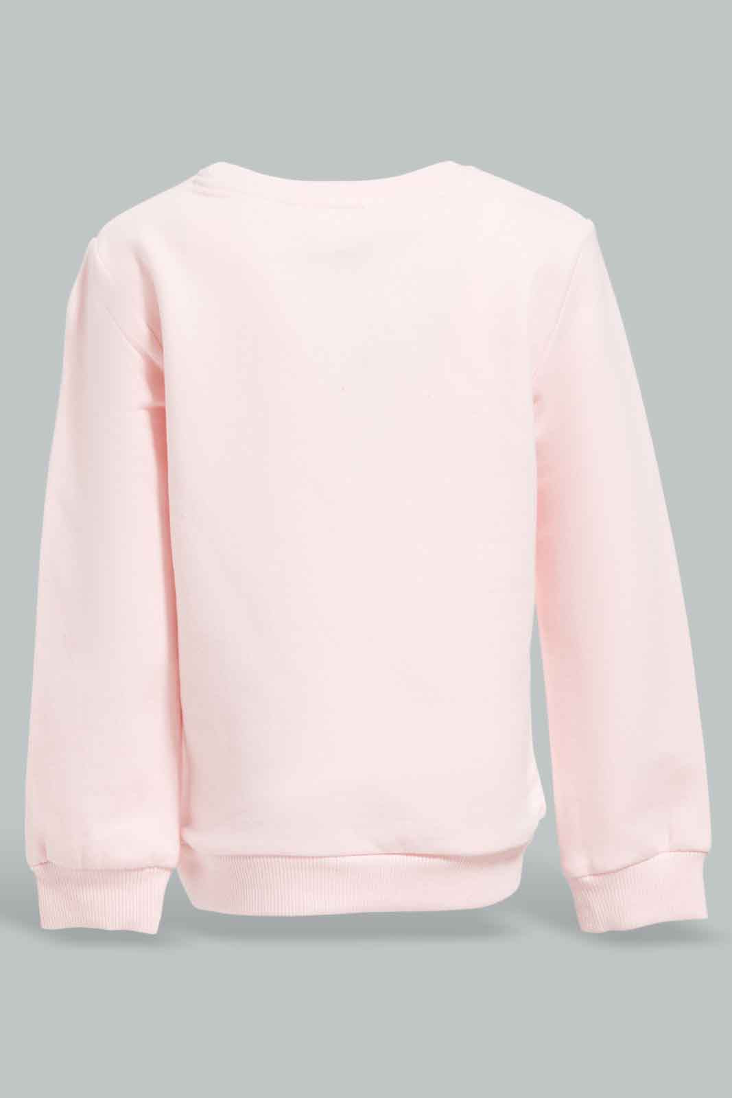 Redtag-Pale-Pink-Placement-Print-Jogset-Category:Jog-Sets,-Colour:Apricot,-Deals:New-In,-Filter:Infant-Girls-(3-to-24-Mths),-ING-Jog-Sets,-New-In-ING-APL,-Non-Sale,-Section:Girls-(0-to-14Yrs),-VLM,-W22B-Infant-Girls-3 to 24 Months