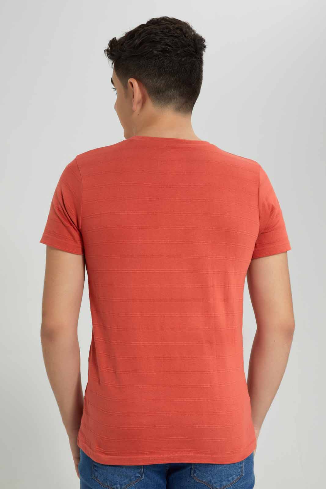 Redtag-Burgandy-Jacquard-Heneley-T-Shirt-BSR-T-Shirts,-Category:T-Shirts,-Colour:Burgundy,-Deals:New-In,-Filter:Senior-Boys-(8-to-14-Yrs),-New-In-BSR-APL,-Non-Sale,-Section:Boys-(0-to-14Yrs),-TBL,-W22A-Senior-Boys-9 to 14 Years
