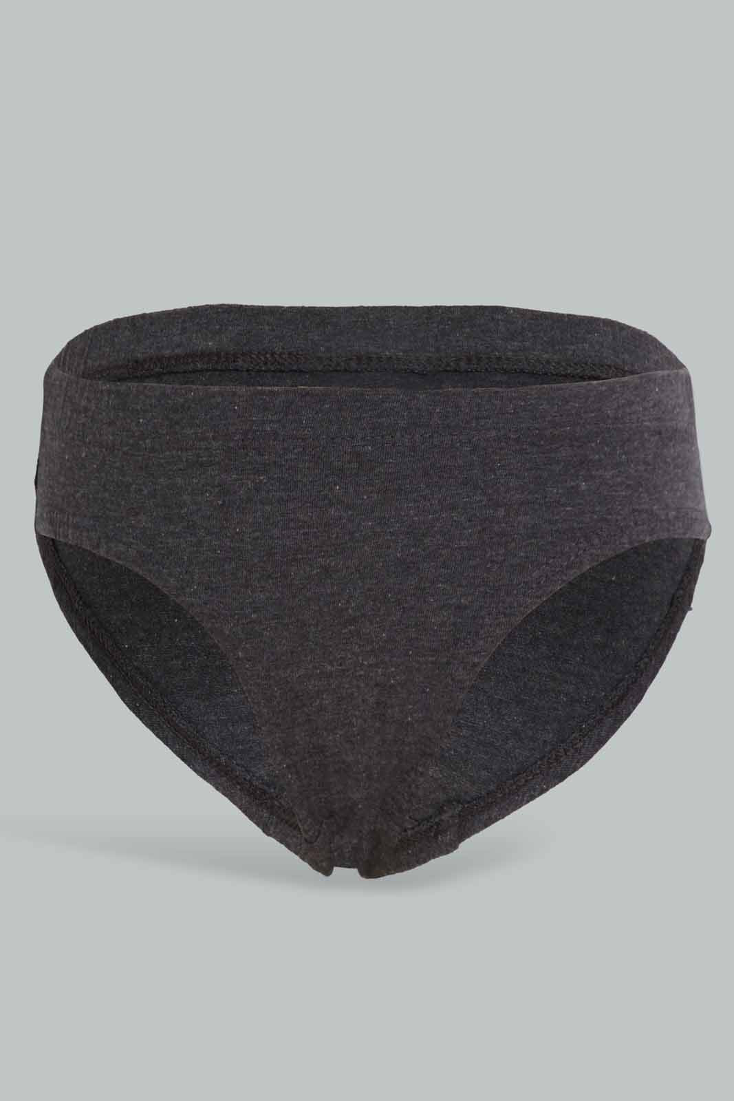Redtag-5-Pack-Brief-Grey-Marl/Red/Blue/Charcoal/Black-365,-BOY-Boxers,-Category:Boxers,-Colour:Assorted,-Deals:New-In,-Dept:Boys,-ESS,-Filter:Boys-(2-to-8-Yrs),-New-In-BOY-APL,-Non-Sale,-Section:Boys-(0-to-14Yrs)-Boys-2 to 8 Years