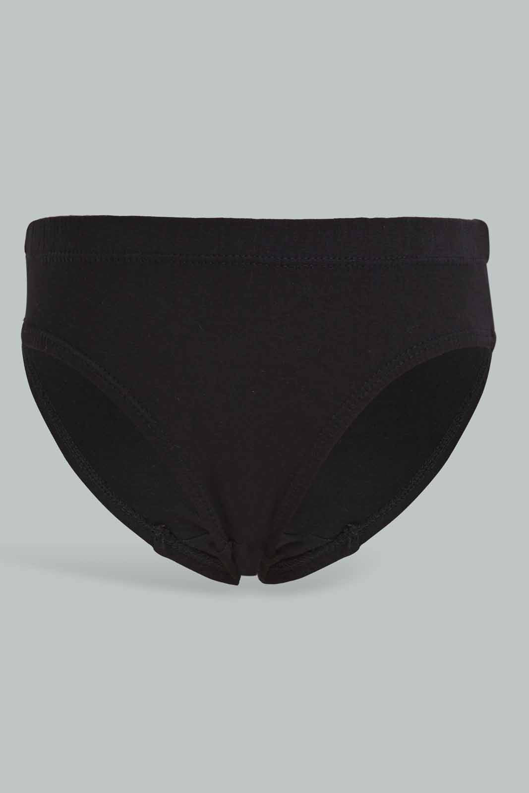 Redtag-5-Pack-Brief-Black/Charcoal/Grey-Marl/Black/Charcoal-365,-BOY-Boxers,-Category:Boxers,-Colour:Assorted,-Deals:New-In,-Dept:Boys,-ESS,-Filter:Boys-(2-to-8-Yrs),-New-In-BOY-APL,-Non-Sale,-Section:Boys-(0-to-14Yrs)-Boys-2 to 8 Years