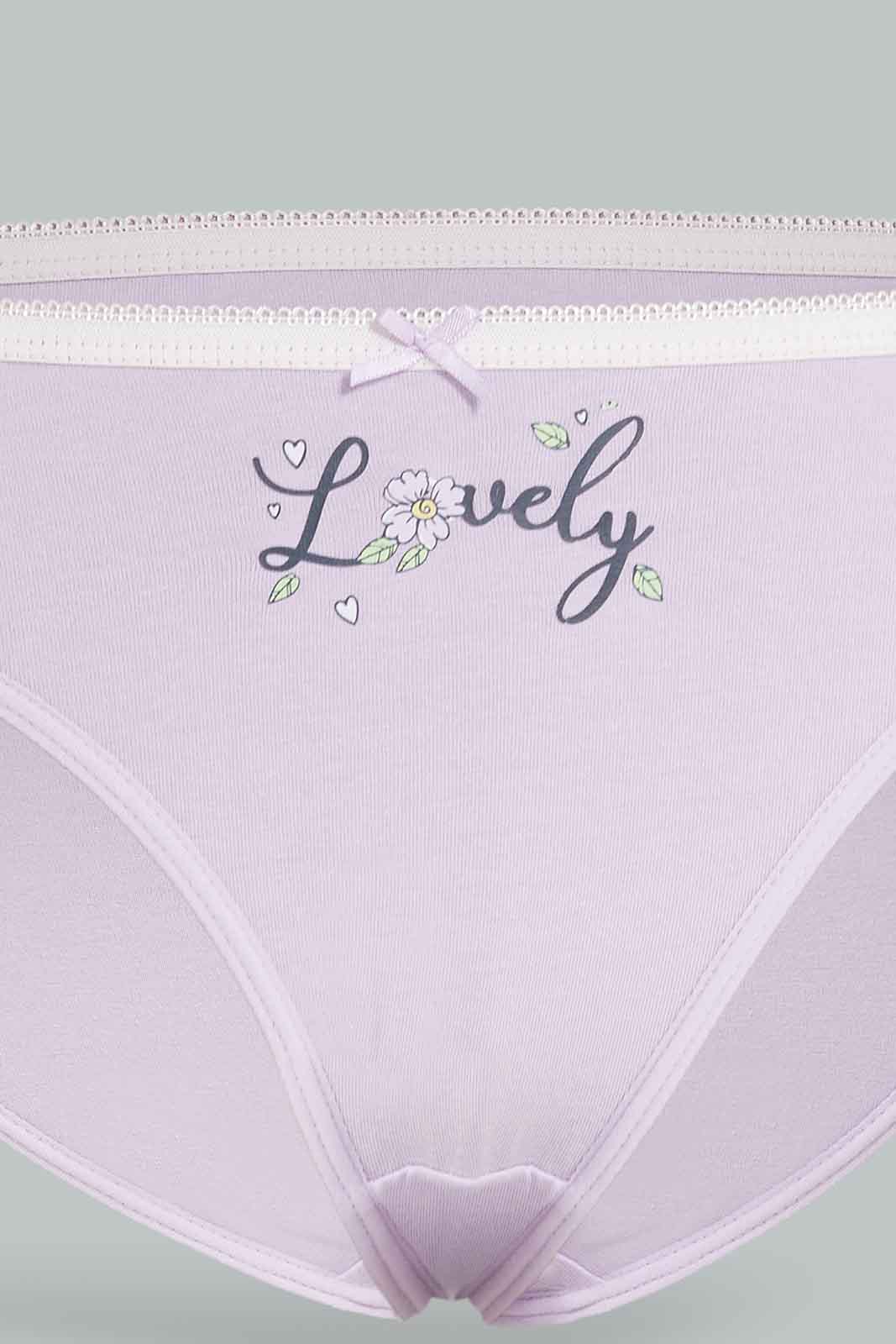 Redtag-5pcs-Bikini-Brief-Packs-365,-Category:Briefs,-Colour:Assorted,-Deals:New-In,-ESS,-Filter:Senior-Girls-(8-to-14-Yrs),-GSR-Briefs,-New-In-GSR-APL,-Non-Sale,-Section:Girls-(0-to-14Yrs)-Senior-Girls-9 to 14 Years