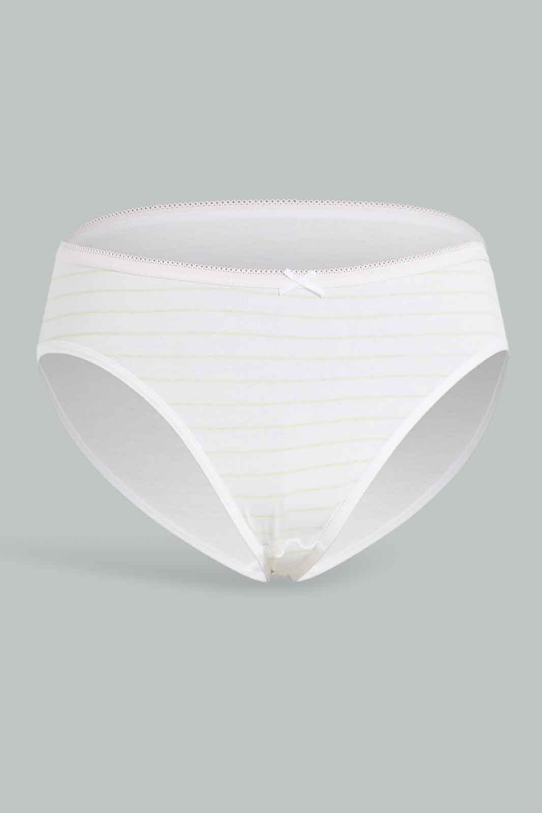Redtag-5pcs-Bikini-Brief-Packs-365,-Category:Briefs,-Colour:Assorted,-Deals:New-In,-ESS,-Filter:Senior-Girls-(8-to-14-Yrs),-GSR-Briefs,-New-In-GSR-APL,-Non-Sale,-Section:Girls-(0-to-14Yrs)-Senior-Girls-9 to 14 Years