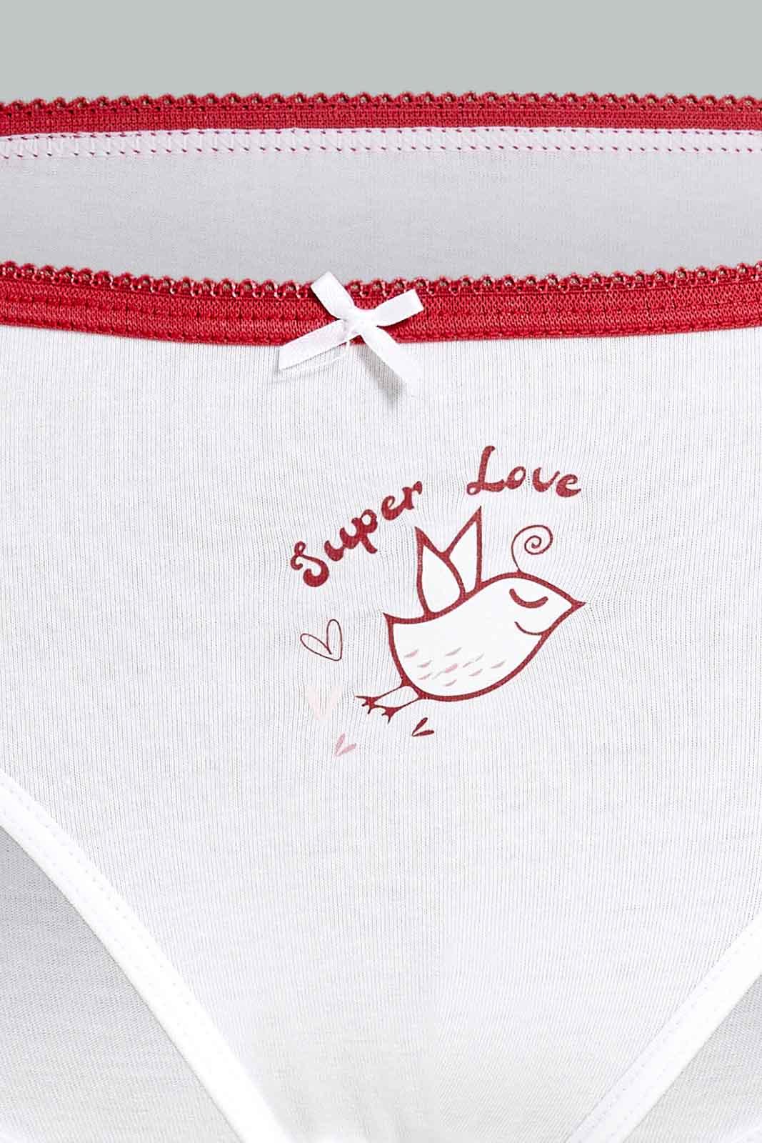 Redtag-5pcs-Bikini-Brief-Packs-365,-Category:Briefs,-Colour:Assorted,-Deals:New-In,-ESS,-Filter:Senior-Girls-(8-to-14-Yrs),-GSR-Briefs,-New-In-GSR-APL,-Non-Sale,-Section:Girls-(0-to-14Yrs)-Senior-Girls-9 to 14 Years