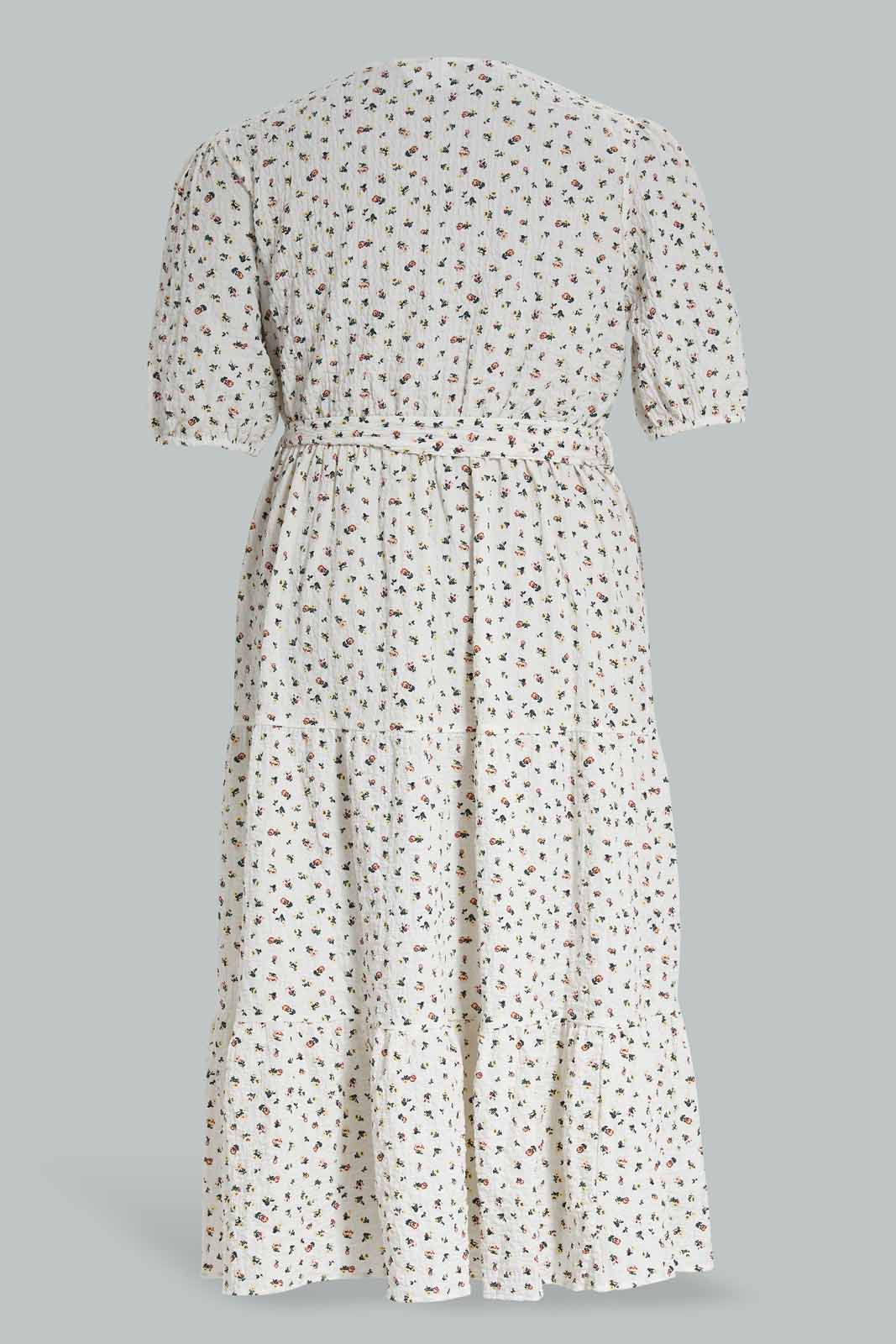 Redtag-Tiered-Long-Dress-Category:Dresses,-Colour:Assorted,-Deals:New-In,-Filter:Plus-Size,-LDP-Dresses,-New-In-LDP-APL,-Non-Sale,-Section:Women,-W22A-Women's-