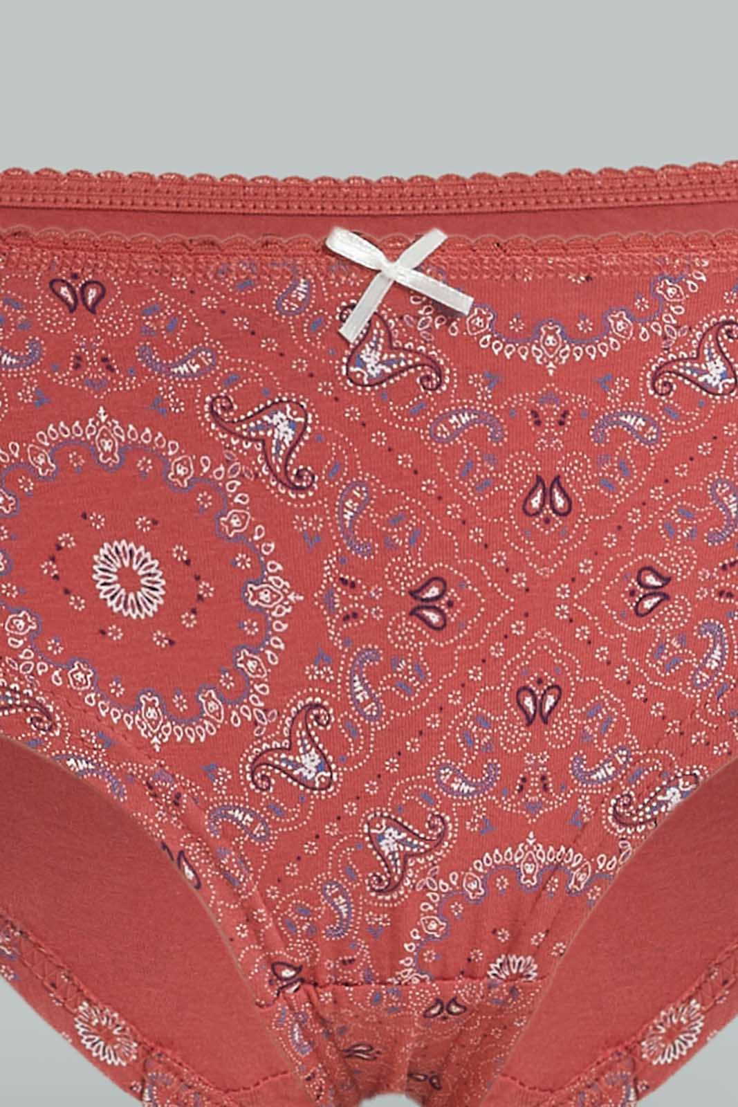 Redtag-Assorted-Print/Plain-Boyleg-Briefs-(5-Pack)-365,-Category:Briefs,-Colour:Assorted,-Deals:New-In,-Dept:Ladieswear,-Filter:Women's-Clothing,-New-In-Women-APL,-Non-Sale,-Section:Women,-Women-Briefs--
