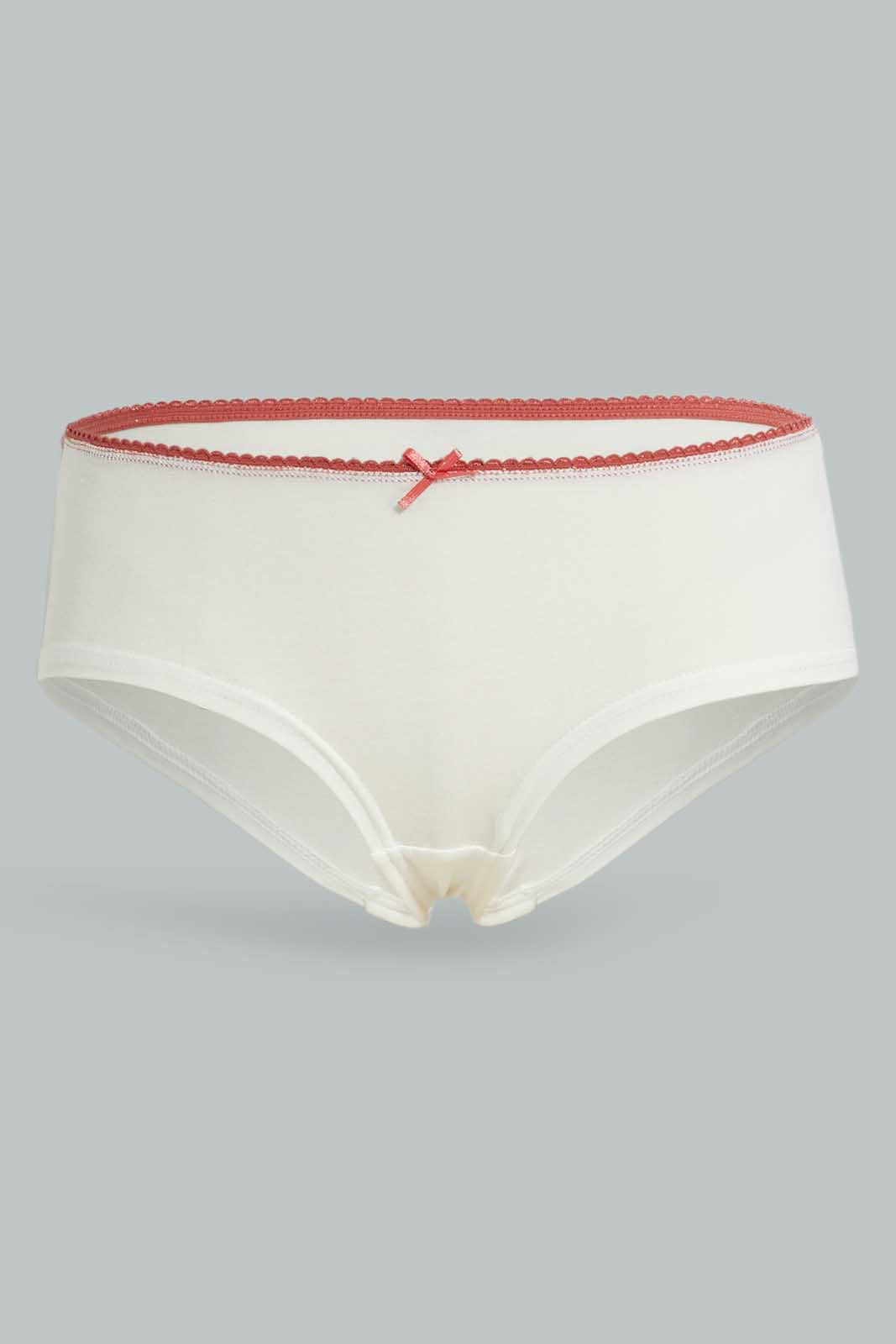 Redtag-Assorted-Print/Plain-Boyleg-Briefs-(5-Pack)-365,-Category:Briefs,-Colour:Assorted,-Deals:New-In,-Dept:Ladieswear,-Filter:Women's-Clothing,-New-In-Women-APL,-Non-Sale,-Section:Women,-Women-Briefs--