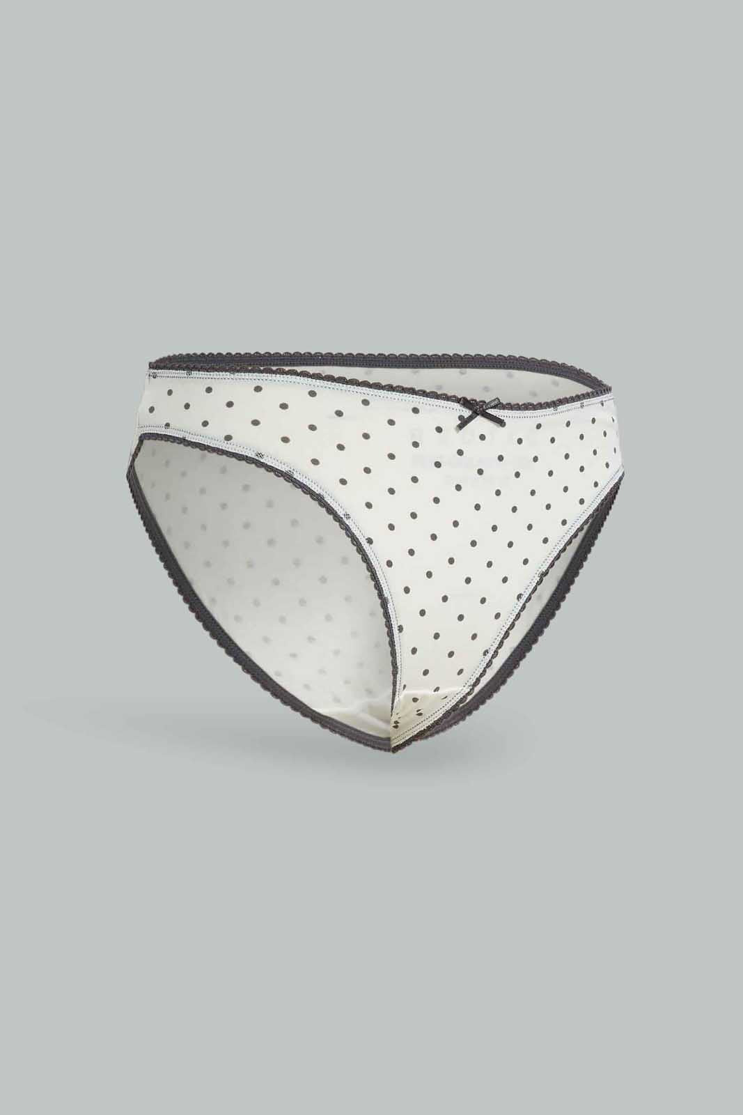 Redtag-Assorted-Plain/Print-Hi-Leg-Briefs-(5-Pack)-365,-Category:Briefs,-Colour:Assorted,-Deals:New-In,-Dept:Ladieswear,-Filter:Women's-Clothing,-New-In-Women-APL,-Non-Sale,-Section:Women,-Women-Briefs--