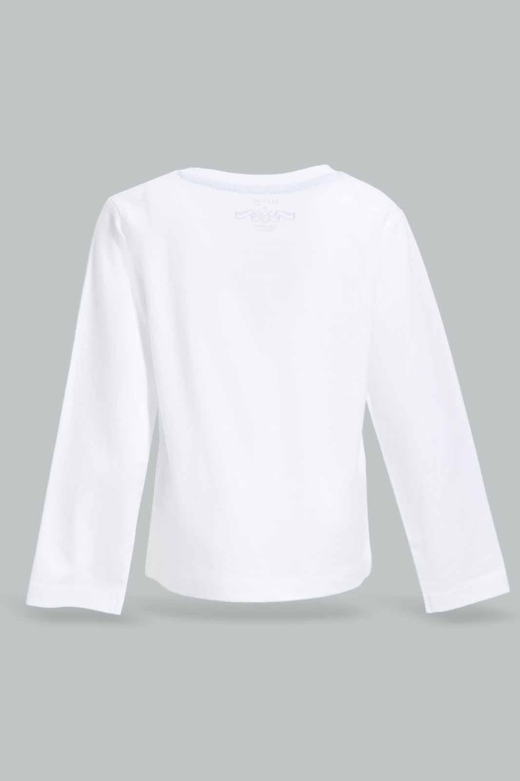 Redtag-White-Elephant-Ls-Tshirt-Category:T-Shirts,-Colour:White,-Deals:New-In,-Dept:Boys,-Filter:Infant-Boys-(3-to-24-Mths),-INB-T-Shirts,-New-In-INB-APL,-Non-Sale,-Section:Boys-(0-to-14Yrs),-TBL,-W22B-Infant-Boys-3 to 24 Months