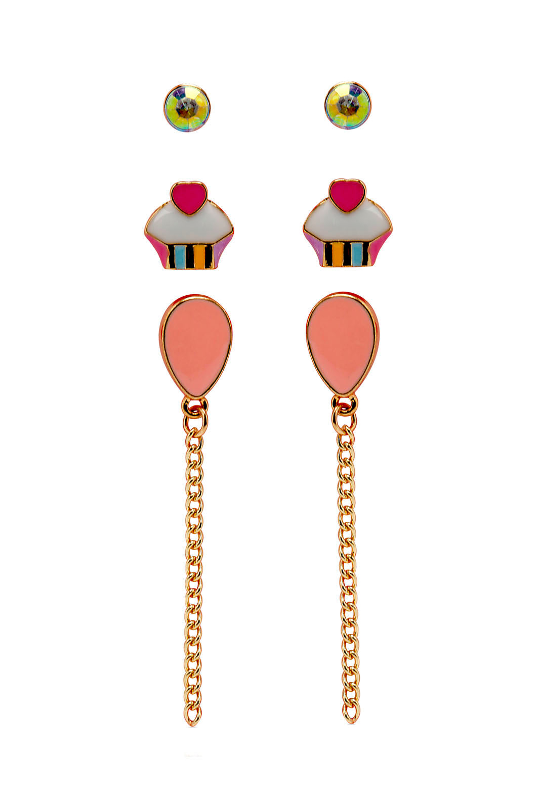 Redtag-S/1-Necklace+S/1-Bracelet+S/3-Stud-Category:Jewellery,-Colour:Assorted,-Filter:Girls-Accessories,-GIR-Jewellery,-New-In,-New-In-GIR-ACC,-Non-Sale,-Section:Girls-(0-to-14Yrs),-W22B-Girls-