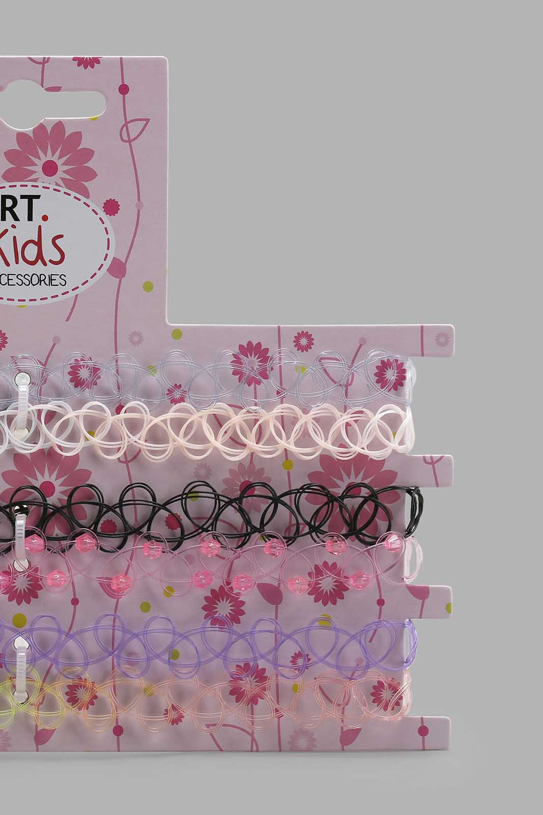 Redtag-S/12-Choker-Category:Jewellery,-Colour:Assorted,-Filter:Girls-Accessories,-GIR-Jewellery,-New-In,-New-In-GIR-ACC,-Non-Sale,-Section:Girls-(0-to-14Yrs),-W22B-Girls-
